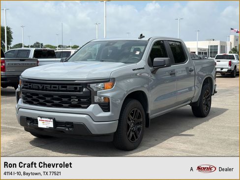 Certified 2024 Chevrolet Silverado 1500 Custom w/ LPO, Dark Essentials Package RWD image 1