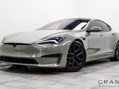 Used 2021 Tesla Model S Plaid AWD/4WD image 1