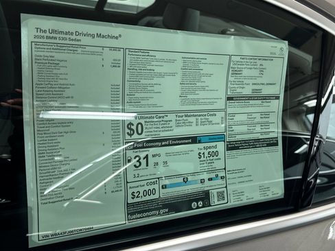 Used 2026 BMW 530i w/ Premium Package RWD image 29