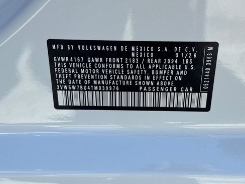 New 2026 Volkswagen Jetta S FWD image 25