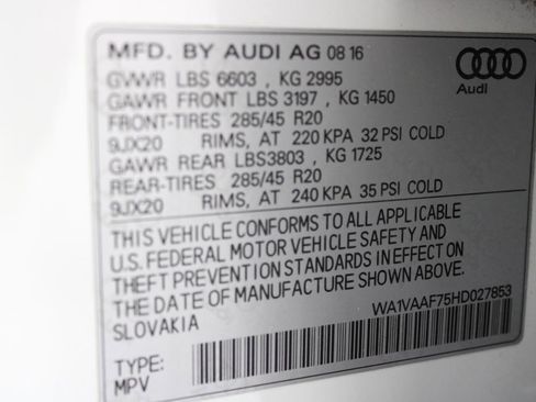 Used 2017 Audi Q7 3.0T Prestige w/ Prestige Package AWD/4WD image 91