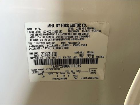 Used 2018 Ford Taurus SEL w/ Equipment Group 201A image 31