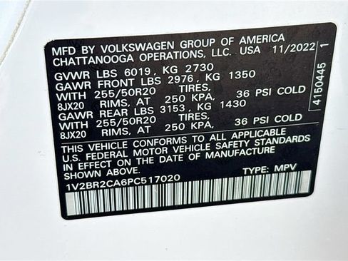 Used 2023 Volkswagen Atlas SEL AWD/4WD image 40