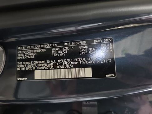 Used 2022 Volvo XC90 T6 Inscription w/ Advanced Package AWD/4WD image 35