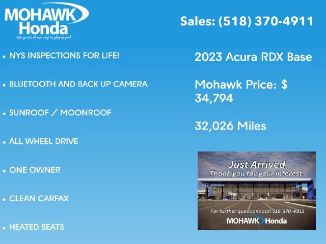 Used 2023 Acura RDX AWD image 2