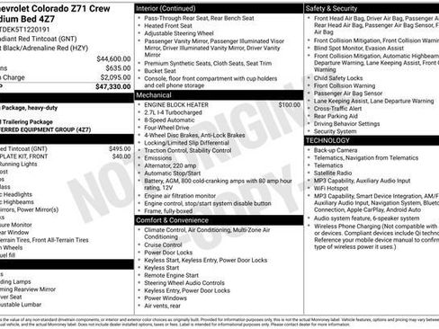 Used 2026 Chevrolet Colorado Z71 AWD/4WD image 3
