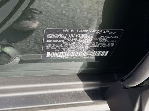 New 2026 Subaru Outback Limited XT image 25