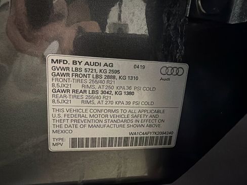 Used 2019 Audi SQ5 Prestige w/ Prestige Package AWD/4WD image 20