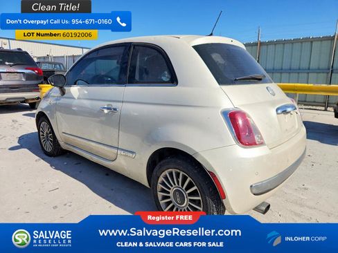 Used 2012 FIAT 500 Lounge w/ Luxury Leather Pkg FWD image 3