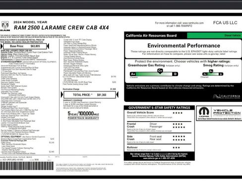 Used 2024 RAM 2500 Laramie w/ Safety Group AWD/4WD image 34