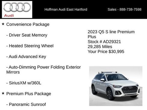 Used 2023 Audi Q5 2.0T Premium Plus w/ Premium Plus Package AWD/4WD image 6