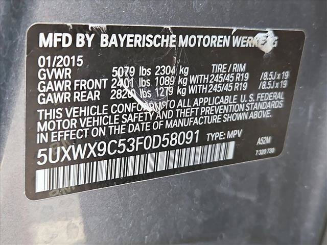 Used 2015 BMW X3 xDrive28i AWD/4WD image 26