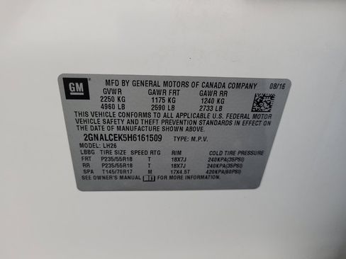 Used 2017 Chevrolet Equinox LT w/ Sport Edition FWD image 33