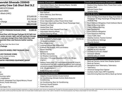 New 2026 Chevrolet Silverado 2500 High Country w/ High Country Premium Package