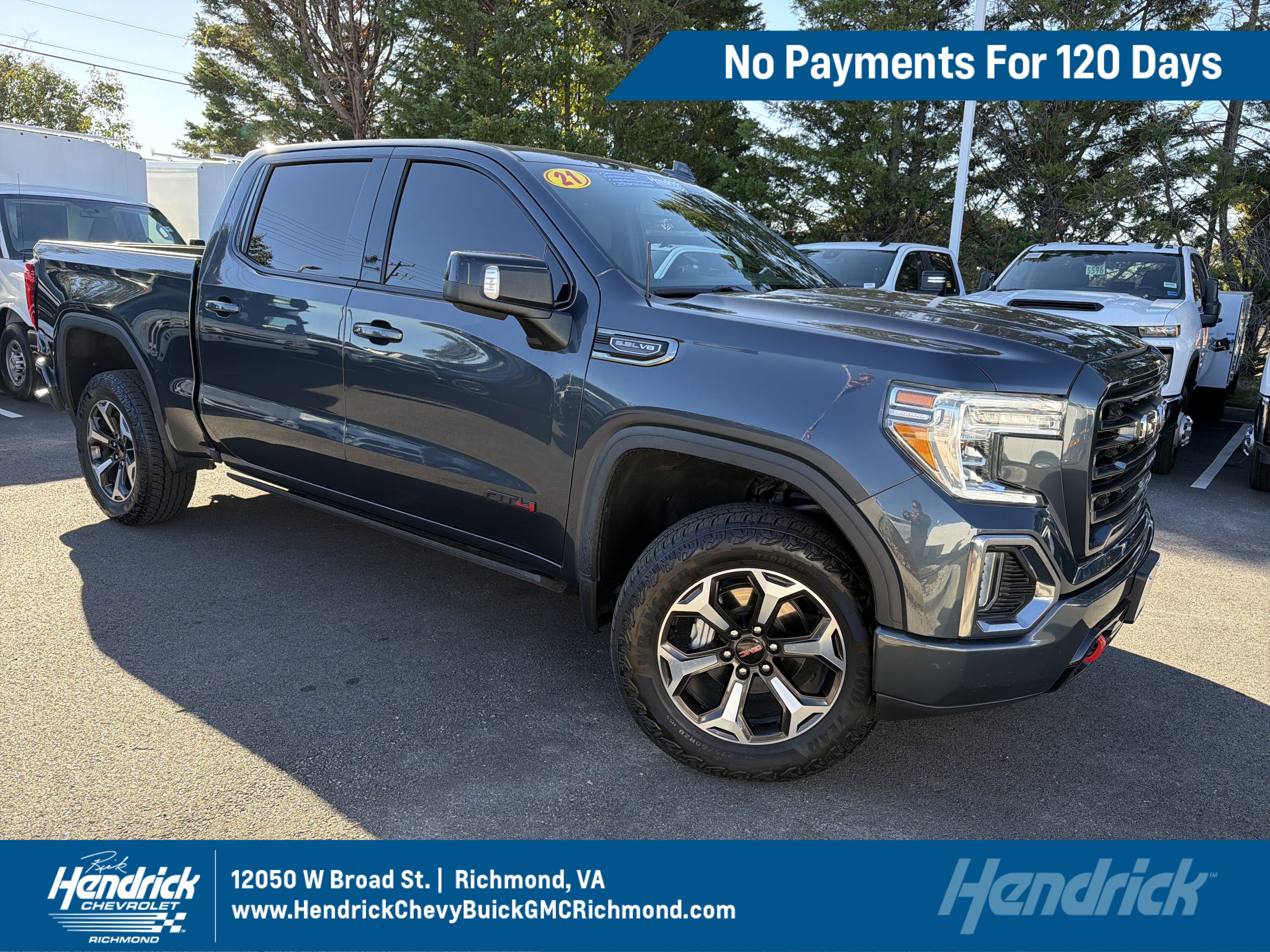 Used 2021 GMC Sierra 1500 AT4 w/ AT4 Preferred Package AWD/4WD image 1