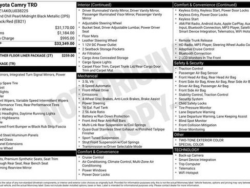 Used 2020 Toyota Camry TRD image 5