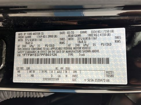 Used 2023 Ford F150 Lariat AWD/4WD image 26