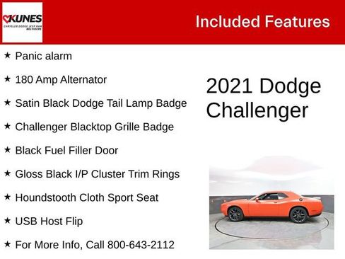 Used 2021 Dodge Challenger SXT w/ Blacktop Package image 4
