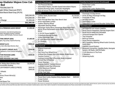 Used 2021 Jeep Gladiator Mojave AWD/4WD image 7