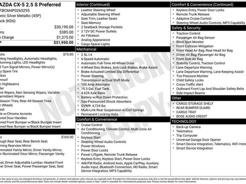 Certified 2023 MAZDA CX-5 AWD 2.5 S w/ Preferred Package image 22