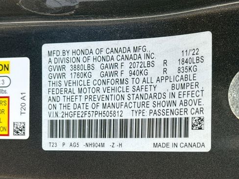 Used 2023 Honda Civic Sport image 27