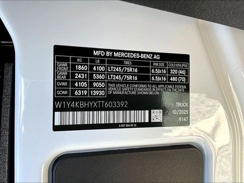 New 2026 Mercedes-Benz Sprinter 2500 image 16