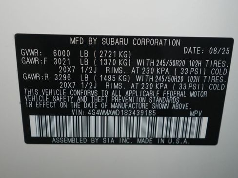 New 2025 Subaru Ascent Bronze Edition image 46