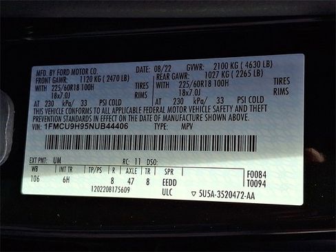 Certified 2022 Ford Escape SEL image 27