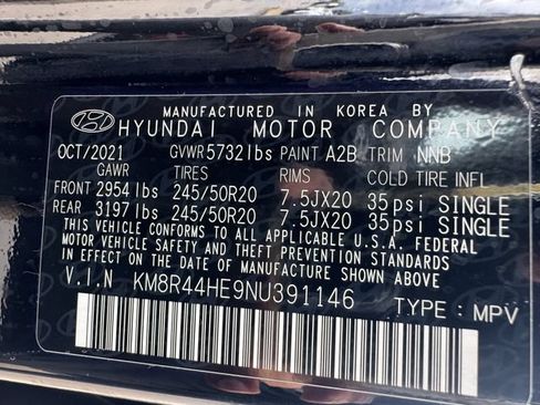 Used 2022 Hyundai Palisade SEL w/ 8P Bench Seat Package FWD image 31