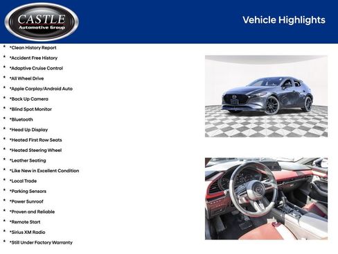 Used 2023 MAZDA MAZDA3 Hatchback w/Premium Plus Pkg AWD/4WD image 4