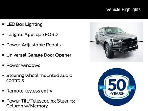 Certified 2019 Ford F150 Raptor w/ Equipment Group 802A Luxury AWD/4WD image 31
