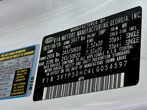 Used 2020 Kia Telluride SX image 36