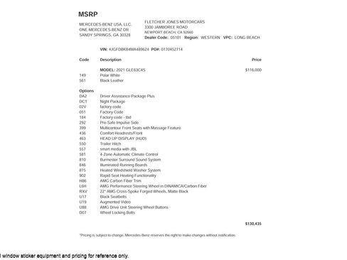 Used 2021 Mercedes-Benz GLE 63 AMG S image 2