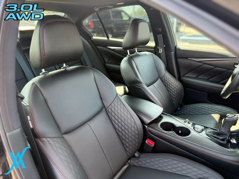 Used 2023 INFINITI Q50 Red Sport 400 w/ Black Opal Edition AWD/4WD image 13