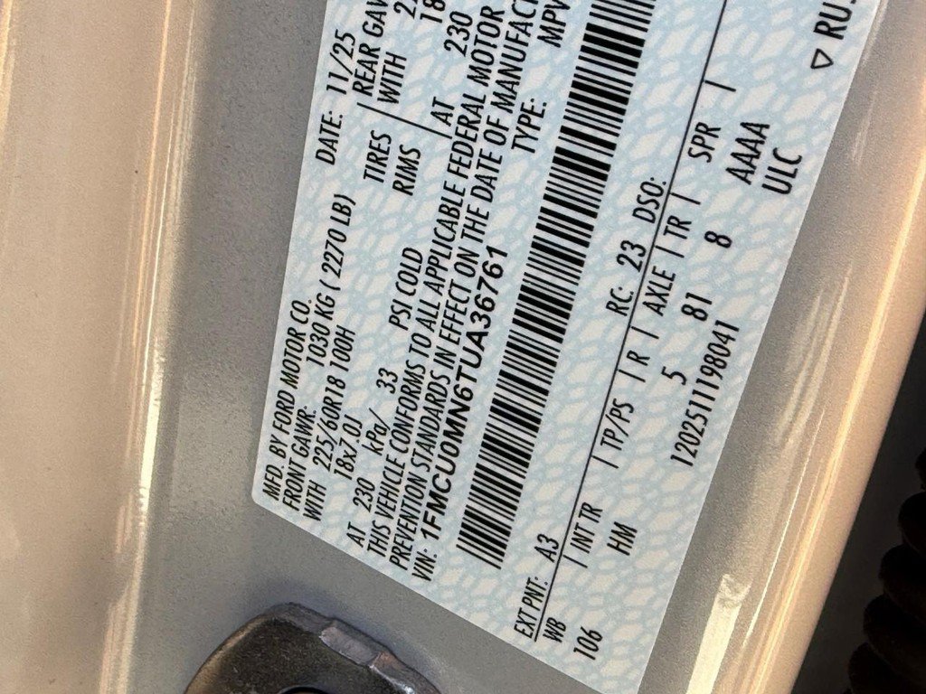 Used 2026 Ford Escape ST-Line w/ Tech Pack #1 FWD image 26