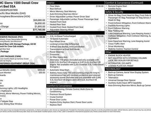 Certified 2023 GMC Sierra 1500 Denali w/ Denali Reserve Package AWD/4WD image 34
