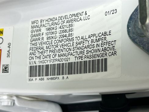 Used 2023 Honda Accord EX image 30