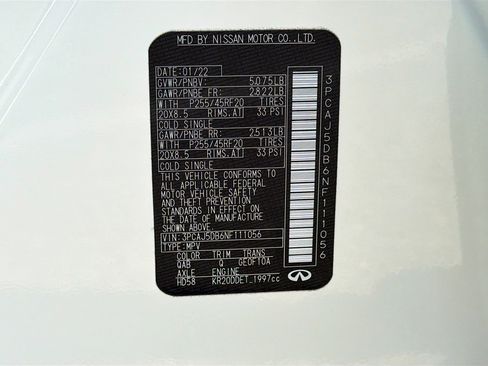 Used 2022 INFINITI QX50 Autograph image 45