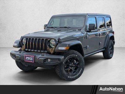 Used 2021 Jeep Wrangler Unlimited Sport image 1