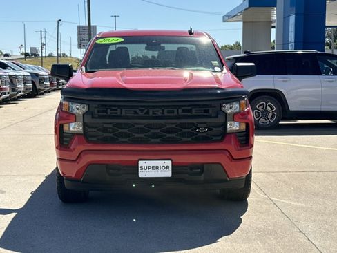Used 2024 Chevrolet Silverado 1500 Custom w/ Turbomax Blackout Package AWD/4WD image 11