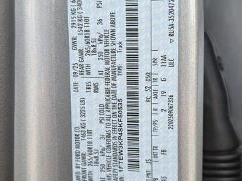 New 2025 Ford F150 XLT w/ Equipment Group 302A MID image 30