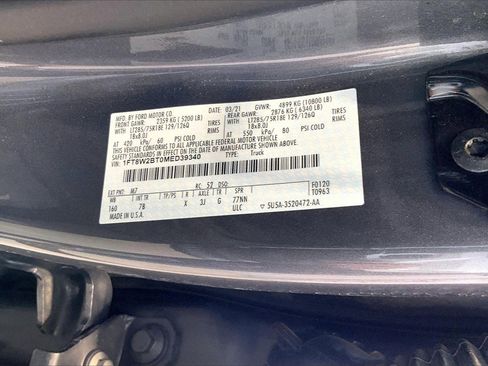 Used 2021 Ford F250 Platinum w/ Tremor Off-Road Package image 8