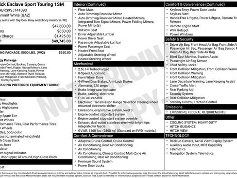 New 2025 Buick Enclave Sport Touring w/ Trailering Package, 5000 lbs. image 4