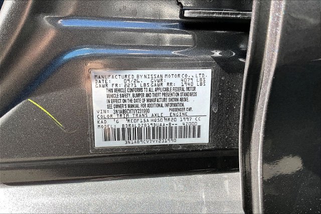 New 2027 Nissan Sentra SV w/ Floor Mat Package FWD image 13