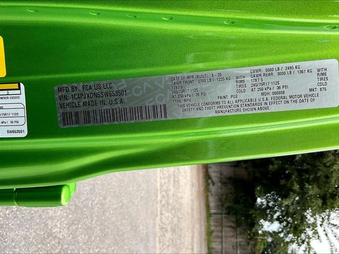 New 2025 Jeep Wrangler Sport S image 13