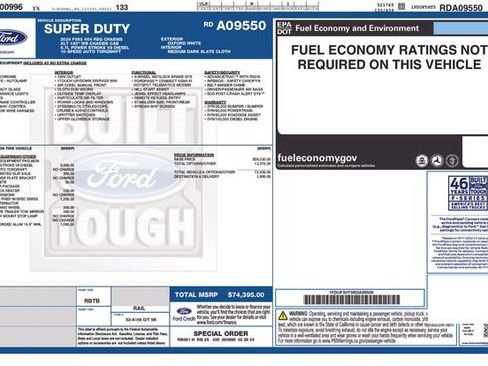 New 2024 Ford F550 4x4 Regular Cab Super Duty image 4