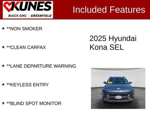 Used 2025 Hyundai Kona SEL AWD/4WD image 3