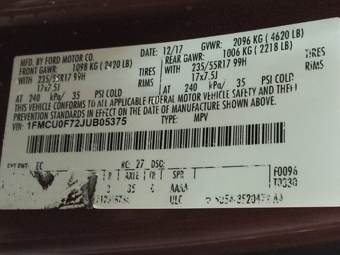 Used 2018 Ford Escape S image 33