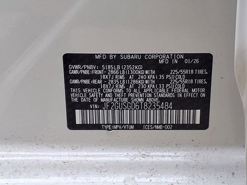 New 2026 Subaru Crosstrek 2.5i Sport AWD/4WD image 10