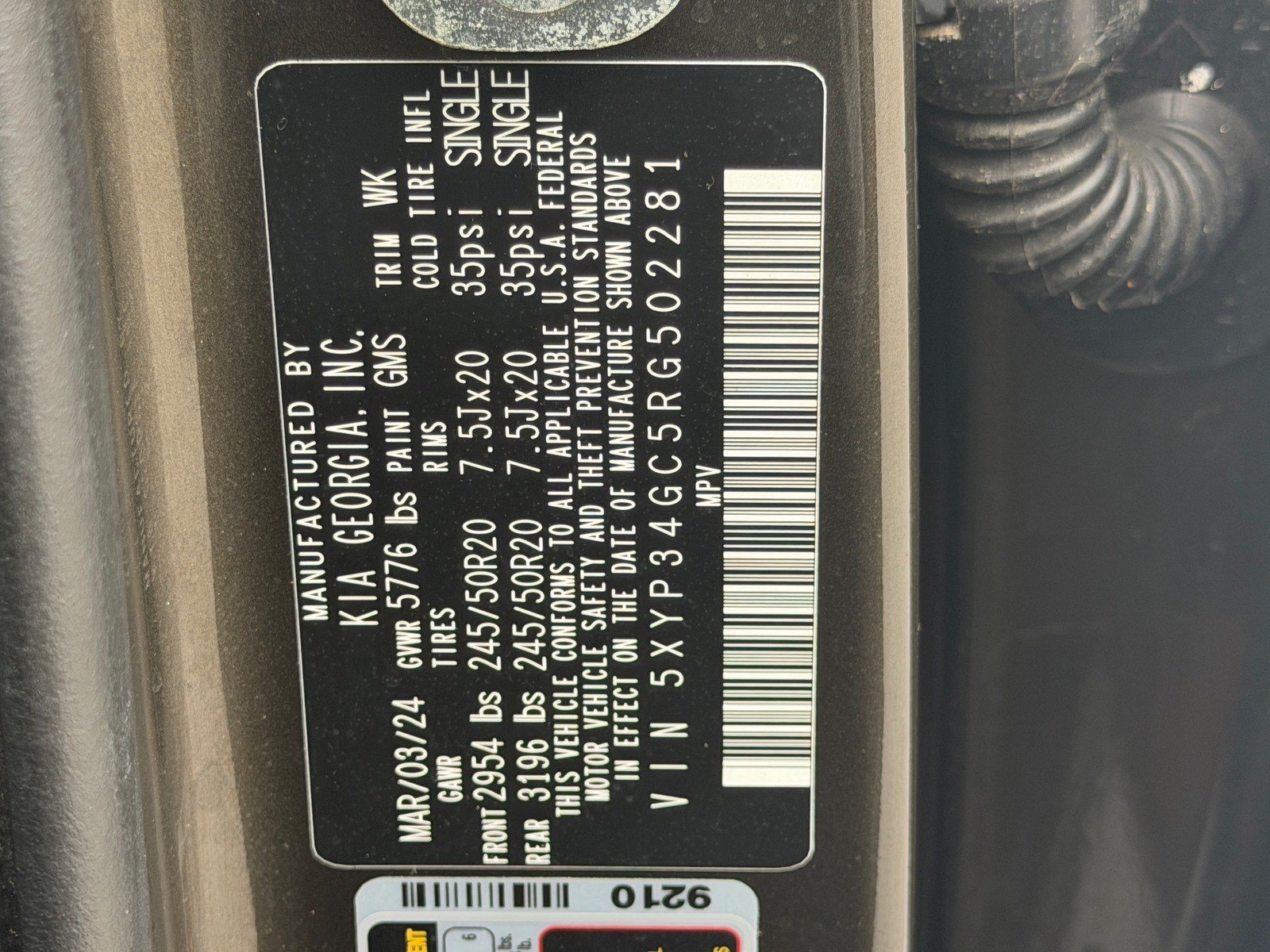 Used 2024 Kia Telluride EX FWD image 51